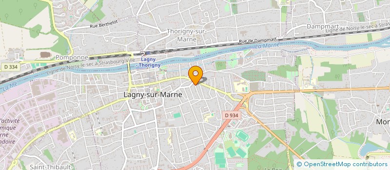 localisation de l'entreprise VITAL CONSEIL  POMPONNE