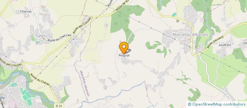 localisation de l'entreprise VITAL DECO  MARCELLAZ-ALBANAIS