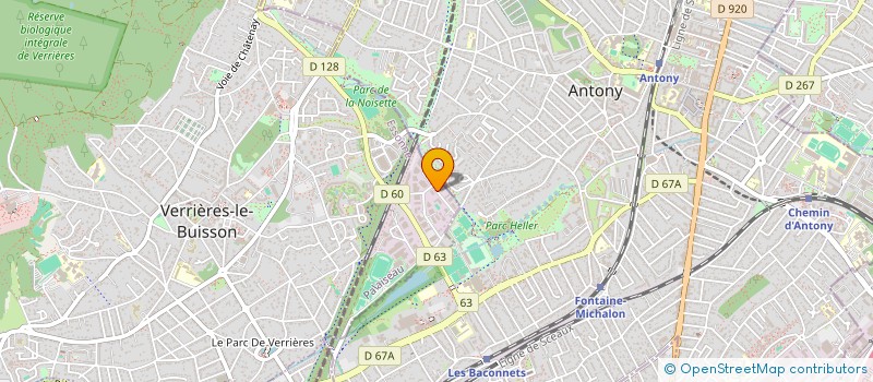 localisation de l'entreprise VITAL'EAU DIGITAL à VERRIERES-LE-BUISSON