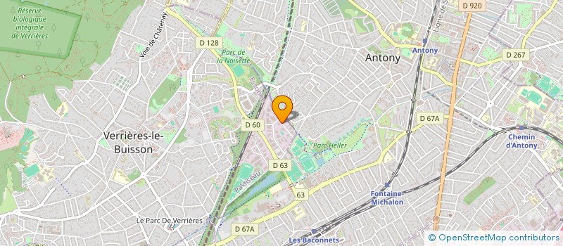 localisation de l'entreprise VITAL'EAU EA  VERRIERES-LE-BUISSON