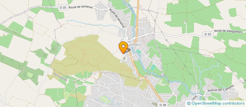 localisation de l'entreprise VITAL-ENERGIE  VILLEGAILHENC