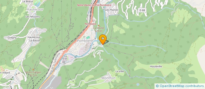 localisation de l'entreprise VITAL'ENERGIE  SAINT-MARCEL