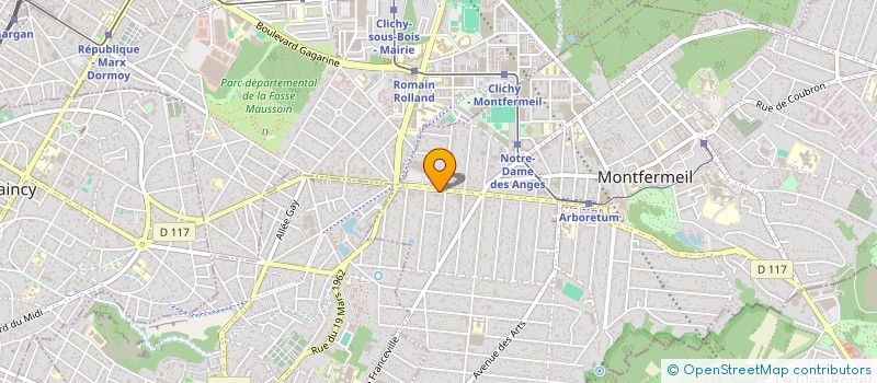 localisation de l'entreprise VITAL ENERGIE PARIS à MONTFERMEIL