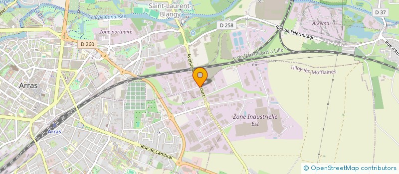 localisation de l'entreprise VITAL EQUIPEMENT à SAINT-LAURENT-BLANGY