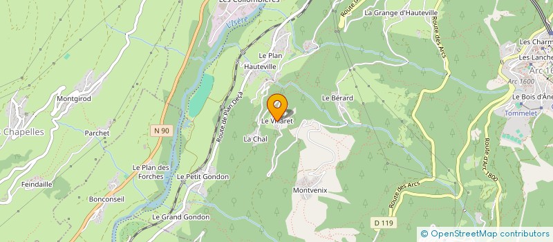 localisation de l'entreprise VITAL EURL  LES CHAPELLES