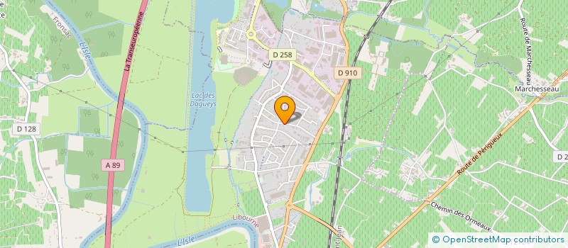localisation de l'entreprise VITAL FOREST à LIBOURNE