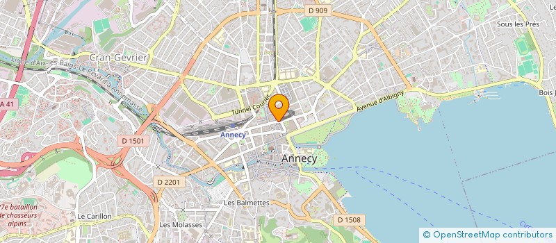 localisation de l'entreprise VITAL HARMONY à ANNECY
