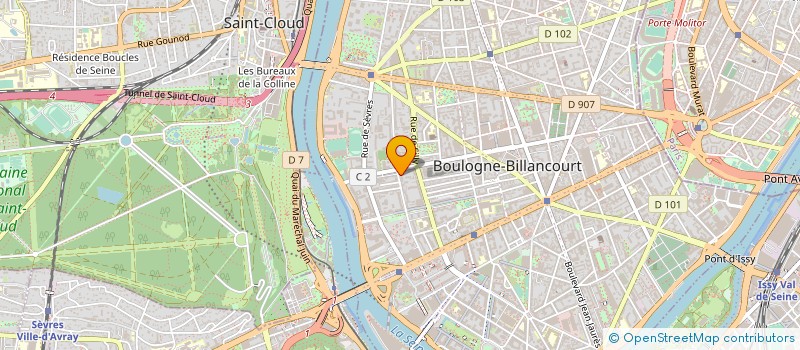 localisation de l'entreprise VITAL HEROES à BOULOGNE-BILLANCOURT