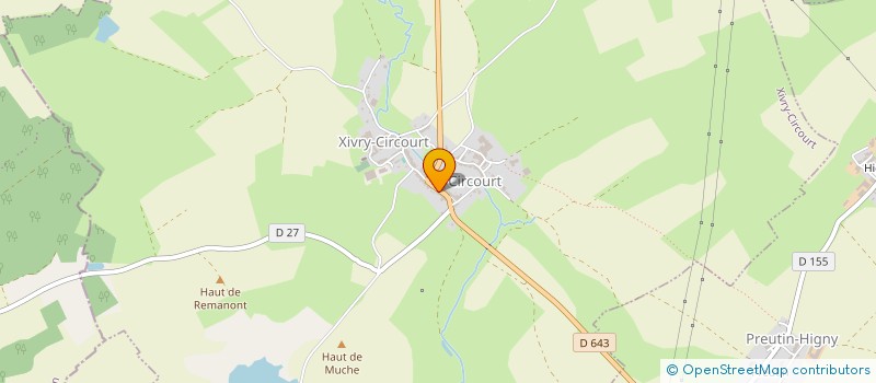 localisation de l'entreprise VITAL-IMMO  XIVRY-CIRCOURT