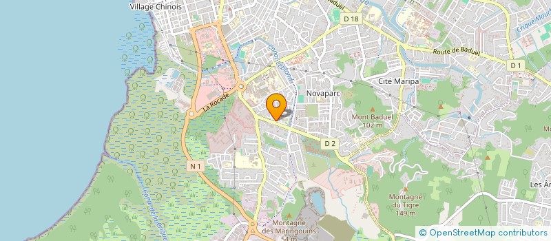 localisation de l'entreprise VITAL IMPORT  CAYENNE