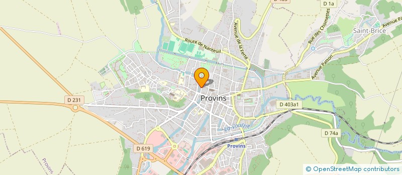 localisation de l'entreprise VITAL'IN à PROVINS
