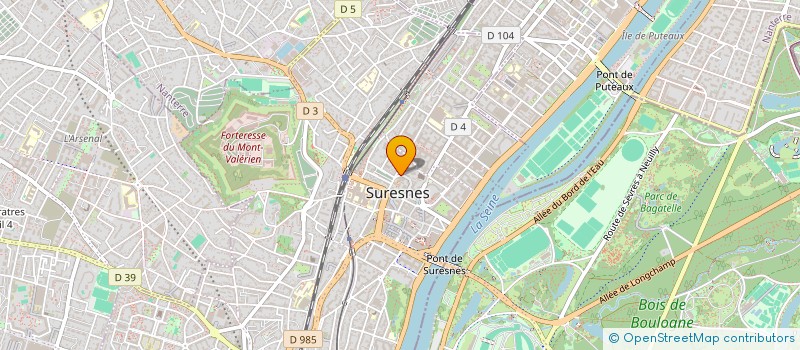 localisation de l'entreprise VITAL'IN à SURESNES