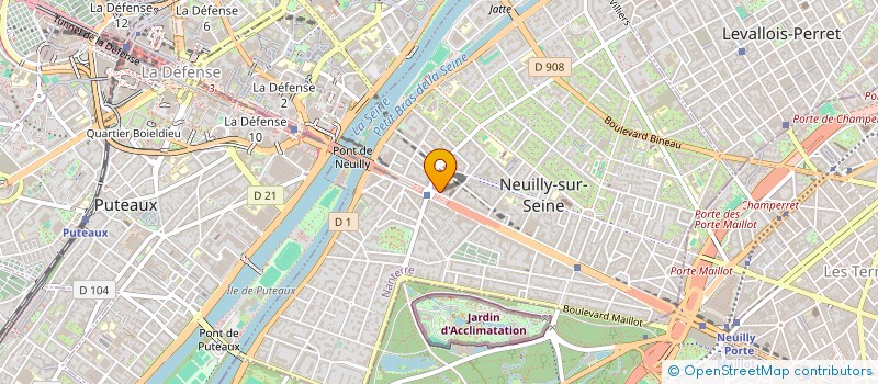 localisation de l'entreprise VITAL INFORMATIQUE à NEUILLY-SUR-SEINE