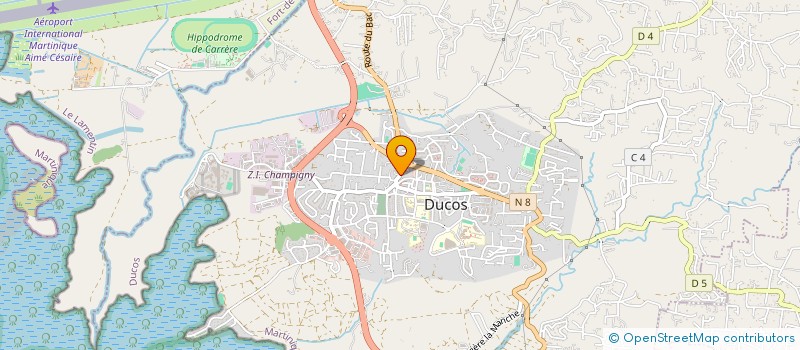 localisation de l'entreprise VITAL INFOS CARAIBES SARL  DUCOS