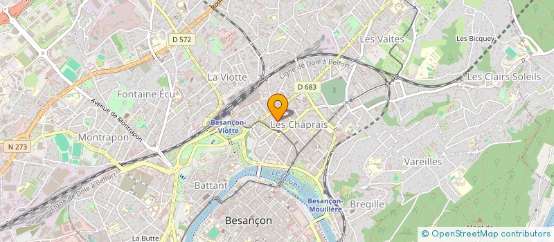 localisation de l'entreprise VITAL'IT  BESANCON