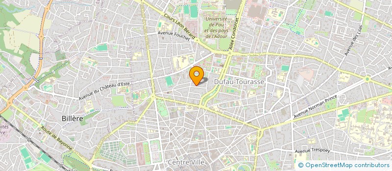 localisation de l'entreprise VITAL LAFRAGUETA SA à PAU