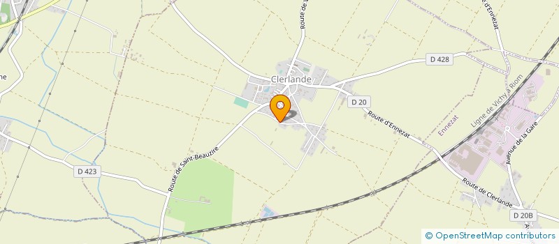 localisation de l'entreprise VITAL'LIMAGNE  CLERLANDE