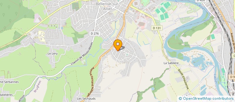 localisation de l'entreprise VITAL LOGISTIC à BELLERIVE-SUR-ALLIER