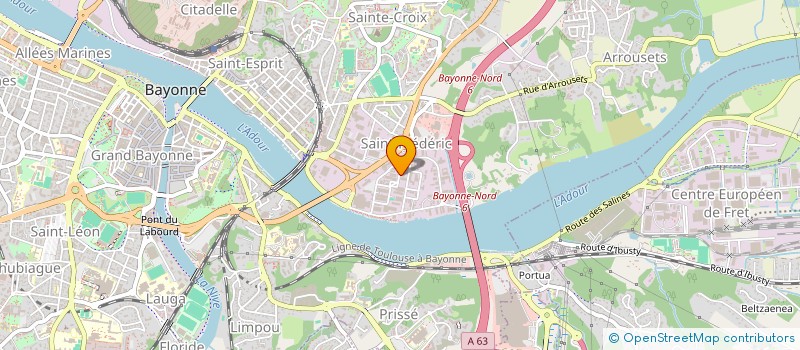 localisation de l'entreprise VITAL MUSIC  BAYONNE