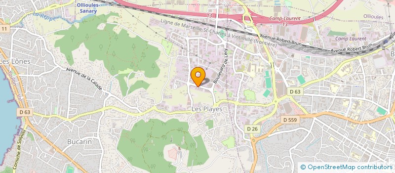localisation de l'entreprise VITAL SERVICE à SIX-FOURS-LES-PLAGES