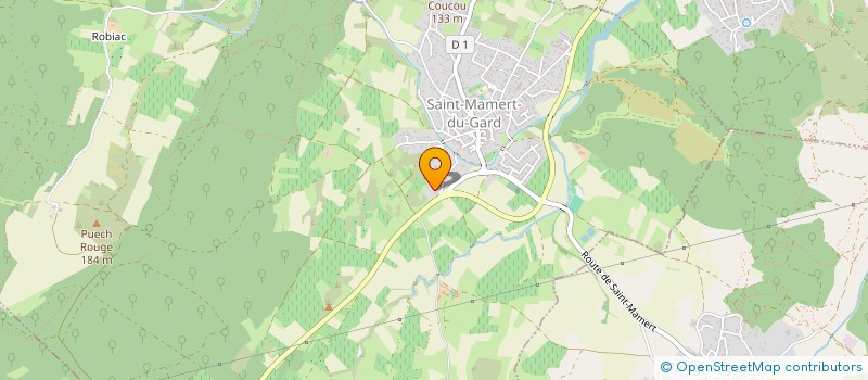 localisation de l'entreprise VITAL SERVICES ADOM  SAINT-MAMERT-DU-GARD