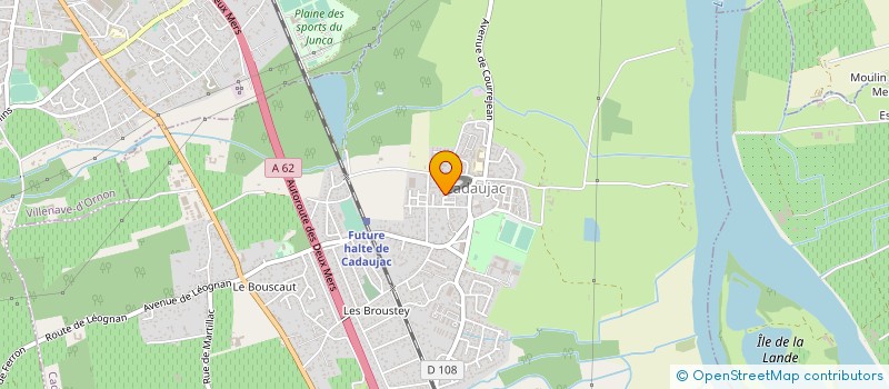 localisation de l'entreprise VITAL SOUND  CADAUJAC