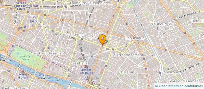 localisation de l'entreprise VITAL SYNERGIE à PARIS