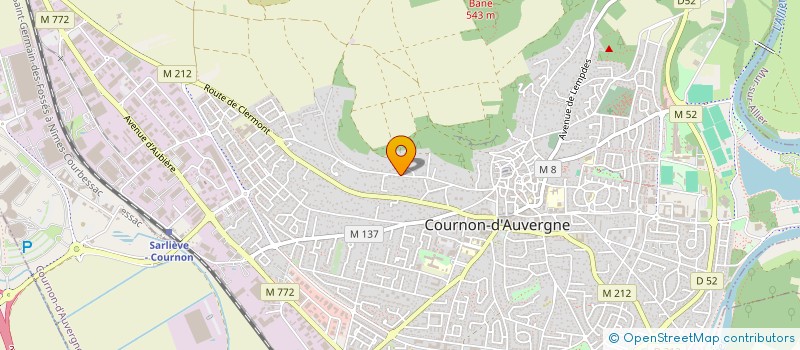 localisation de l'entreprise VITAL4  COURNON-D'AUVERGNE