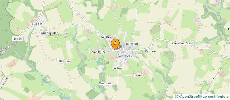 localisation de l'entreprise VITALAC à CARNOET
