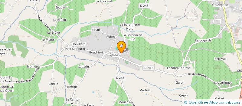 localisation de l'entreprise VITALBA  CEZAC