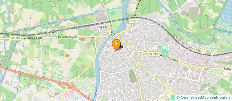 localisation de l'entreprise VITALE à AGDE