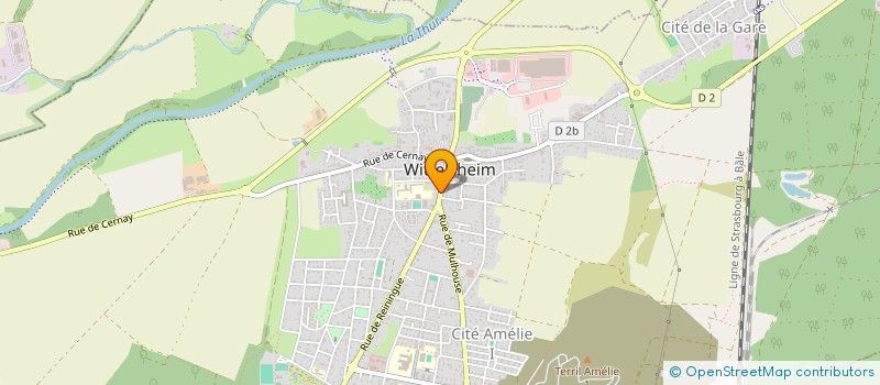 localisation de l'entreprise VITALE ENERGIE à WITTELSHEIM