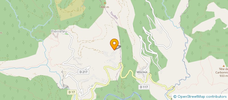 localisation de l'entreprise VITALE FRERES ERIC ET PATRICE  PIERREFEU