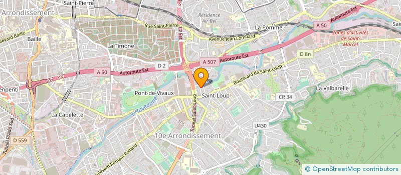 localisation de l'entreprise VITALE INVEST  ROQUEVAIRE