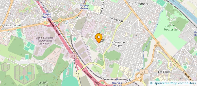 localisation de l'entreprise VITALEC à RIS-ORANGIS
