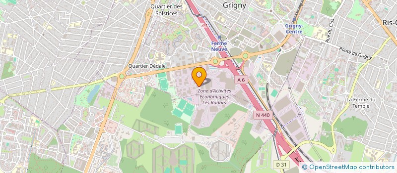 localisation de l'entreprise VITALHOMES à GRIGNY