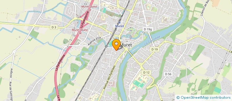 localisation de l'entreprise VITALI à MURET