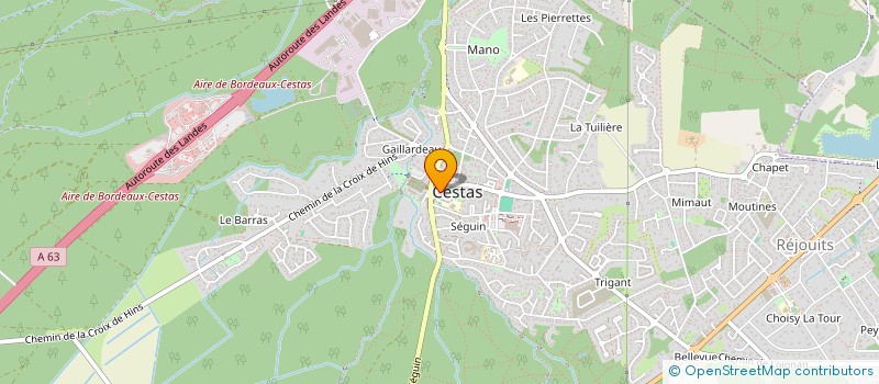 localisation de l'entreprise VITALIE à CESTAS