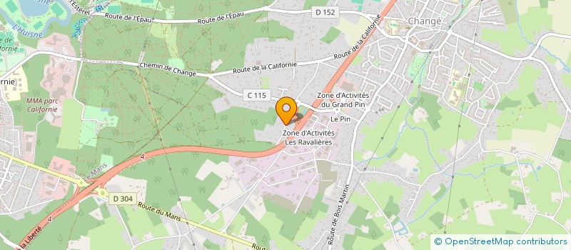 localisation de l'entreprise VITALINE IMMO  CHANGE