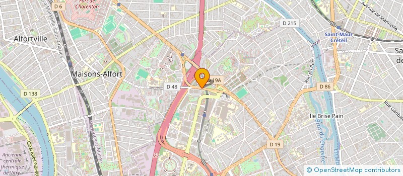 localisation de l'entreprise VITALIS ALAIN VONIN CLAUDE  CRETEIL