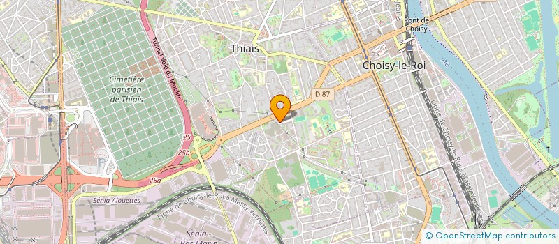 localisation de l'entreprise VITALIS DOMICILE  THIAIS