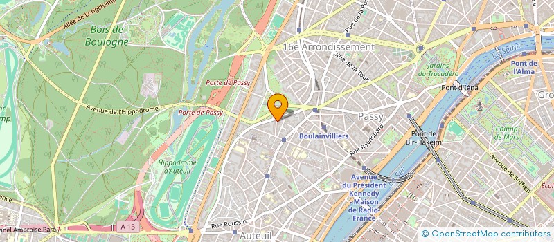 localisation de l'entreprise VITALIS INVEST  PARIS