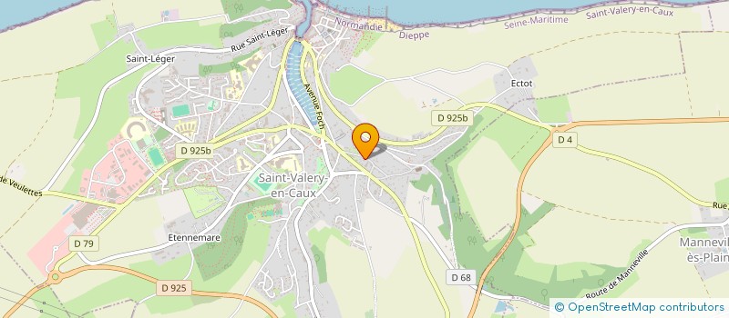 localisation de l'entreprise VITALITE-CLUB VALERIQUAIS  CAILLEVILLE