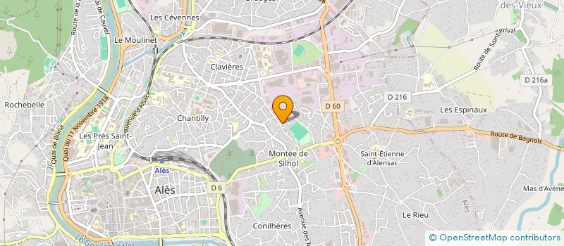 localisation de l'entreprise VITALITE ET BIEN ETRE  ALES