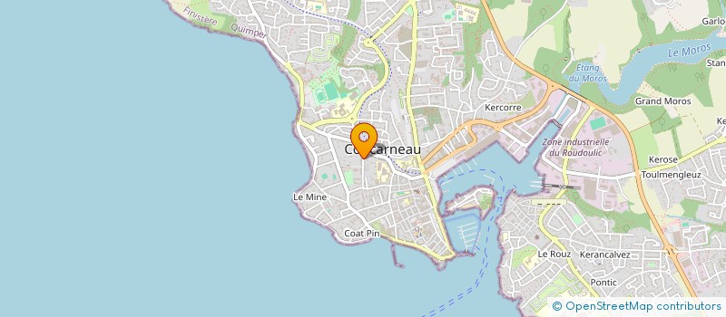 localisation de l'entreprise VITALITE OCEANE à CONCARNEAU