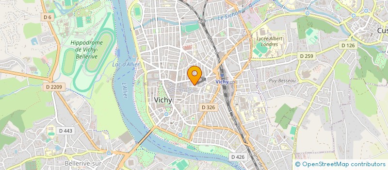 localisation de l'entreprise VITALITE PASSION à VICHY