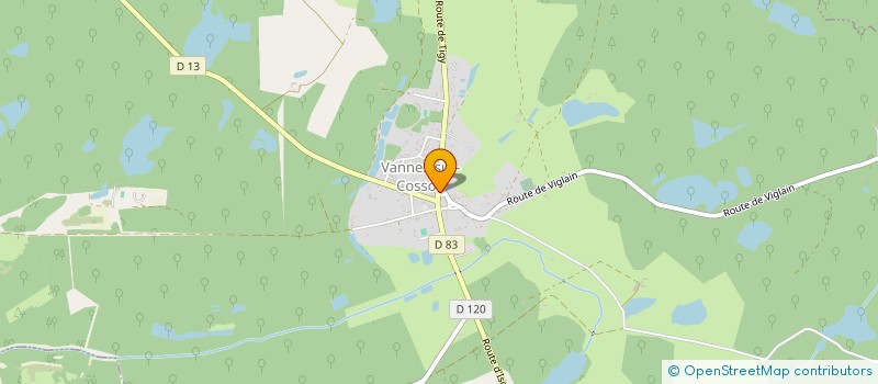 localisation de l'entreprise VITALITE RURALE à VANNES-SUR-COSSON