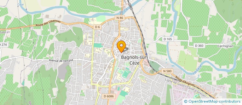 localisation de l'entreprise VITALITE SERVICES A DOMICILE à BAGNOLS-SUR-CEZE
