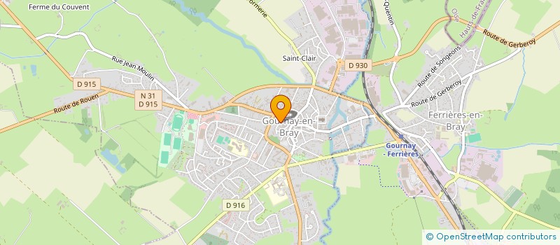 localisation de l'entreprise VITALITERRE à GOURNAY-EN-BRAY