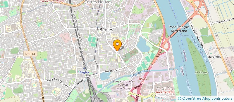 localisation de l'entreprise VITALITY à BEGLES
